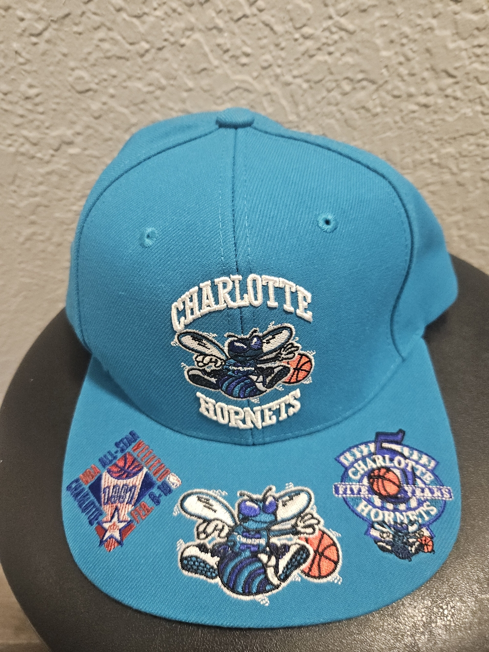 Charlotte Hornets Mens NBA Teal Snapback Hat
